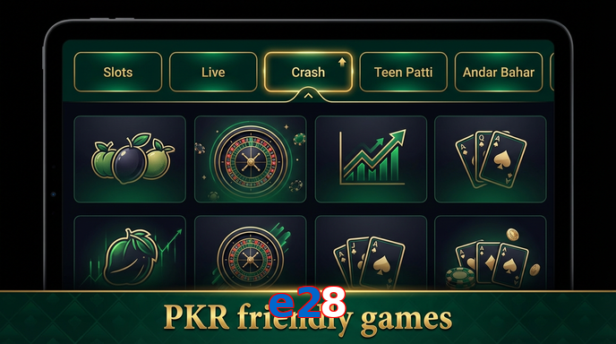 Game list for E28 games section