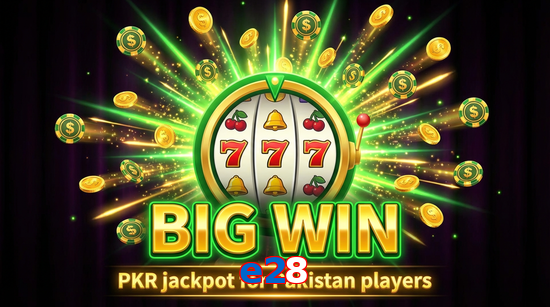 Big win animation on E28 slot game