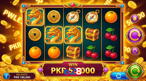 Main screen of E28 pg page for PK players